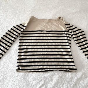 J. Crew Boatneck Nautical Sweatshirt.